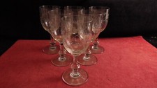 Service de 6 verres à vin