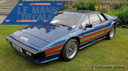 Autocollants lotus esprit - lotus,