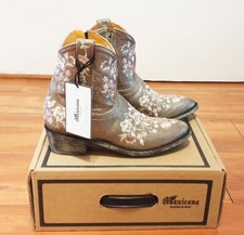 Bottines western brodées - ✨,
