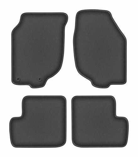 Jeu tapis velours graphite - tapis,