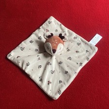 ?? Doudou Renard Biche Faon marron bleu champignon gland Simba KIABI NEUF