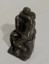 "Le Baiser" Reproduction en Bronze de l'œuvre de Rodin Sculpture Statuette