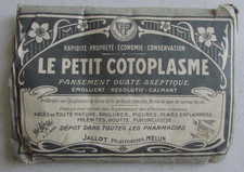 Le petit cotoplasme Ancien pansement ouaté aseptique Jallot Pharmacien Melun