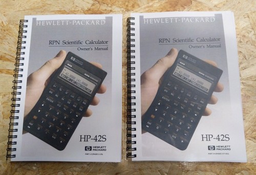 42s calculator manual - hp,