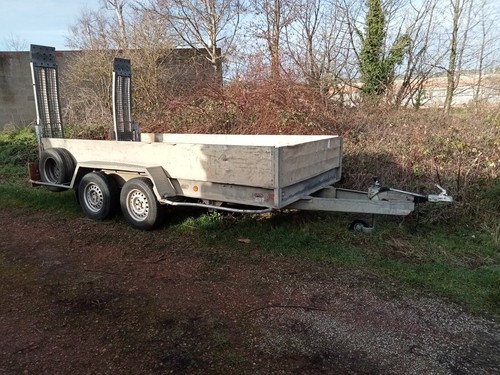 Remorque porte engin mma 3t5 - remorque,