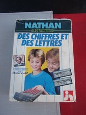 JEU NATHAN ELECTRONIQUE DES CHIFFRES ET DES LETTRES ANNE 84 