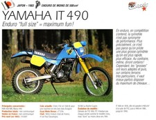 Fiche Moto : YAMAHA IT 490 (
