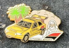 Rare Pin's Citroën Michelin Total Rallye Camel Trophée Arthus Bertrand