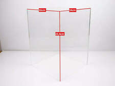 BTE99 1 Cloche (sans base) vitrine plexi vide neuves carré 16 cm x 16cm hauteur