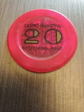 Jeton numéroté de 20 Francs - Casino municipal de Niederbronn les Bains 