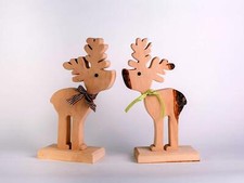 Élan " Rudi " 40 CM Nature