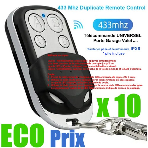 Télécommande clé portail - télécommande,