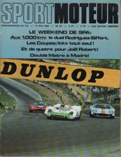 SPORT MOTEUR 132 1969 1000KM