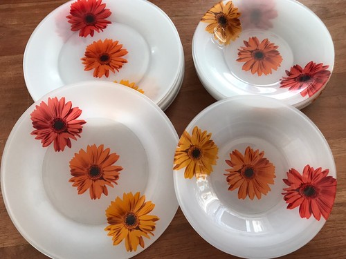 Vintage lot assiette plate - vintage,
