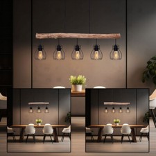 Lampe Suspendue En Bois Grille