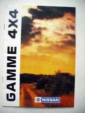 Catalogue  - NISSAN 4X4 - 1990