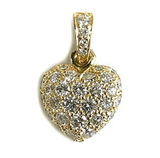 Cartier Heart Diamond Pave 18k