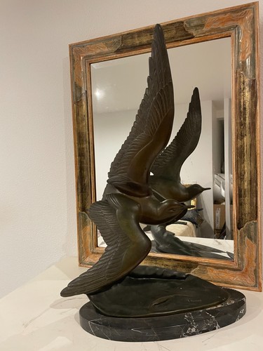 Grande mouette sur vague - grande,