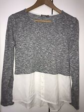 BERSHKA Women’s Top. Grey &