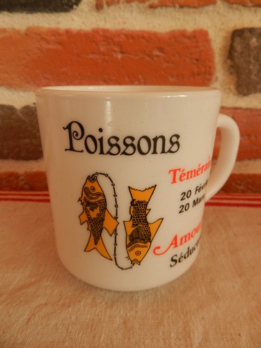 Ancien mug tasse signe - , du