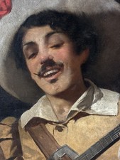 Beau tableau ancien portrait