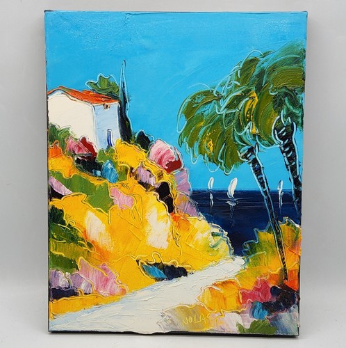 Peinture huile sur - , nolac