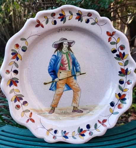 Ancien grand plat pouplard - grand,