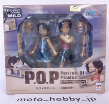 Figurine P.O.P Portrait of Pirates One Piece CB-EX Luffy & Ace Brotherly Bonds