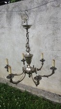 Ancien superbe grand lustre 6