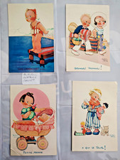 Lot de 4 cartes postale
