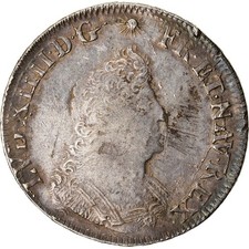 France, Louis XIV, 1/2 Ecu de Flandre aux palmes, 1693, Lille, Réformé, Argent
