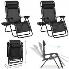 Pack de 2 chaises de jardin, bains de soleil, chaises pliantes, transats,...