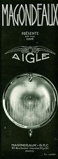 Publicité Ancienne Voiture Phare MAGONDEAUX Aigle  1929  Laborey