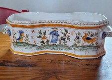 JARDINIERE EN FAIENCE  façon