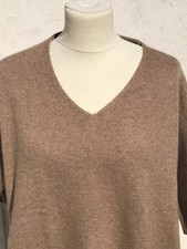 Splendide et original top pull Eric Bompard 100 % cachemire Taille XL
