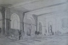 Alfred Théodore Bastien (1873-1955) (08) - crayon - hôpital