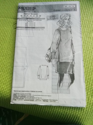 Patron couture femme sweat - de,