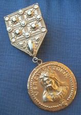 SCOOTER PARIS vintage BROCHE