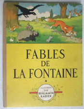 Fables de La Fontaine Illustrées par Benjamin Rabier Éditions J. Tallandier 1949