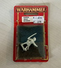Warhammer Bretonnian Bretonnia Archer Bowmen Champion Men at Arms GW Métal 90s