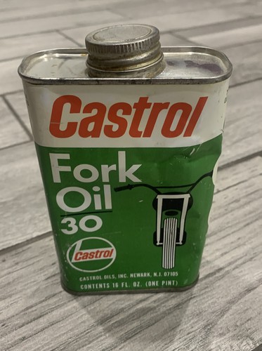 Vintage castrol fork oil tin - castrol,