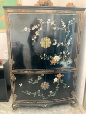 Petit meuble TV-HiFi style asiatique