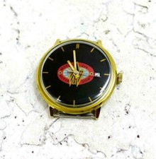 Slava Moteur Sich Montre Poignet Homme Russie Soviet Calendrier Entretenu Cadeau