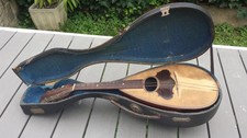 Ancienne mandoline Napolitaine Giuseppe FERRARI à restaurer, avec étui.