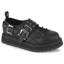 Mens Black 90s Punk Platform