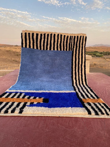 Tapis laine berbère - tapis, en