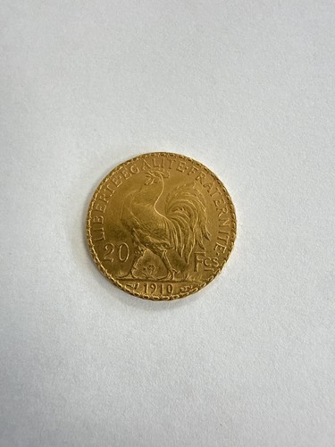 Pièce francs 1910 - francs, or