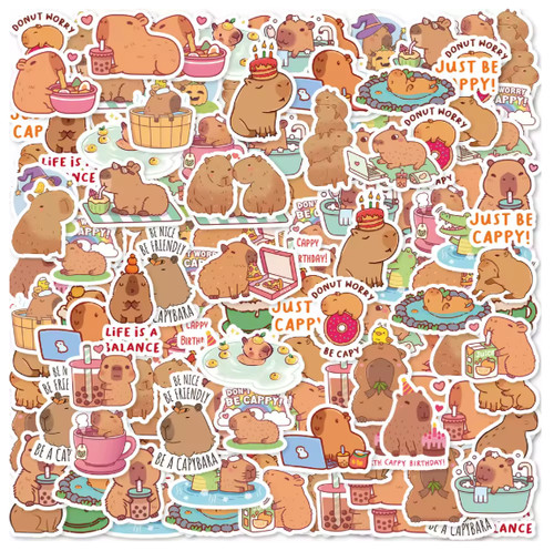 Stickers kawaii capybara - stickers,