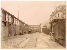 France, Paris, Rue Falguière, Vieille Cour, vintage albumen print vintage albume