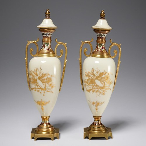 Vtg sevres style gold gilt - sevres,